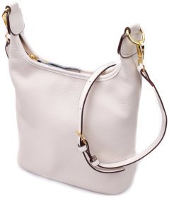 Женская сумка на плечо из натуральной кожи Vintage 22628 Белая