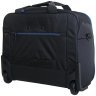 Текстильная дорожная сумка черного цвета на колесах Vip Collection 102672 modnotak фото - 2
