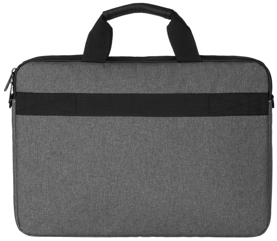 Стильная сумка из водоотталкивающего нейлона для ноутбука до 16" 2E Practic серого цвета 103472 modnotak фото №4