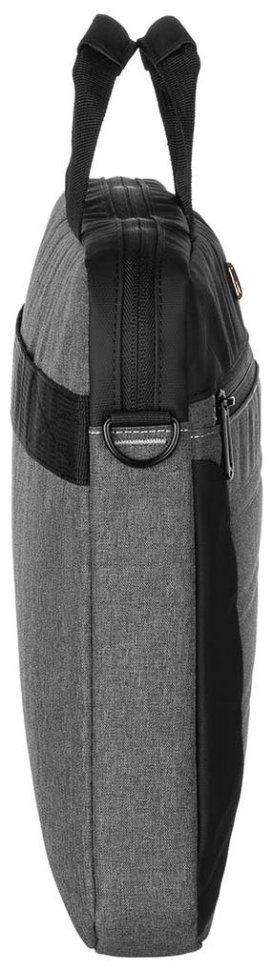 Стильная сумка из водоотталкивающего нейлона для ноутбука до 16" 2E Practic серого цвета 103472 modnotak фото №5