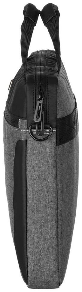 Стильная сумка из водоотталкивающего нейлона для ноутбука до 16" 2E Practic серого цвета 103472 modnotak фото №6