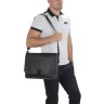 Горизонтальная мужская сумка-мессенджер из натуральной кожи под ноутбук Royal Bag (15820) - 2