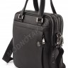 Вертикальная мужская кожаная сумка делового стиля (вмещает А4) H.T Leather (10348) - 4