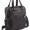 Вертикальная мужская кожаная сумка делового стиля (вмещает А4) H.T Leather (10348) - 6