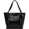 Жіноча шкіряна сумка-шоппер чорного кольору Grays (21495) - 1