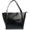 Женская кожаная сумка-шоппер черного цвета Grays (21495) - 6