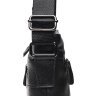 Чоловіча чорна шкіряна сумка-планшет через плече Borsa Leather (21923) - 4