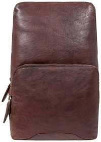 Cумка слинг с одной лямкой Ashwood 94172 коричневая