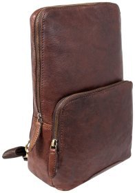 Cумка слинг с одной лямкой Ashwood 94172 коричневая