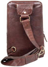 Cумка слинг с одной лямкой Ashwood 94172 коричневая