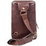 Сумка слінг з однією лямкою Ashwood 94172 коричнева фото №4 Сумка слінг з однією лямкою Ashwood 94172 коричнева modnotak фото - 4