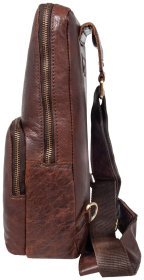 Cумка слинг с одной лямкой Ashwood 94172 коричневая