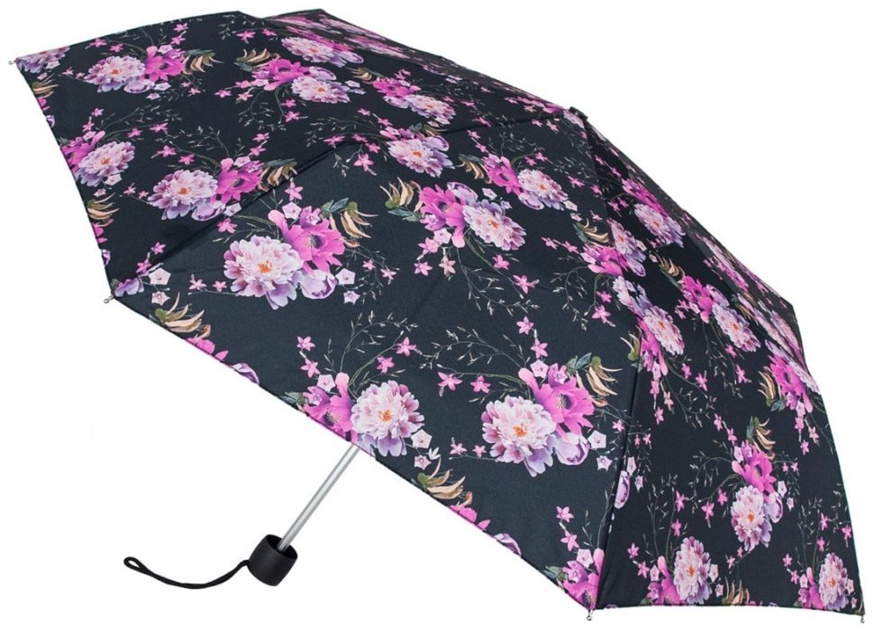 Женский складной зонт Fulton Minilite-2 Delicate Floral (Принт Нежные цветы) 94372 modnotak фото №1