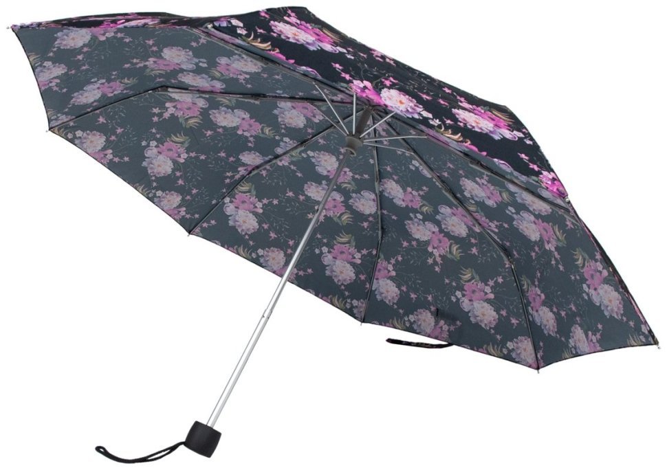 Женский складной зонт Fulton Minilite-2 Delicate Floral (Принт Нежные цветы) 94372 modnotak фото №8