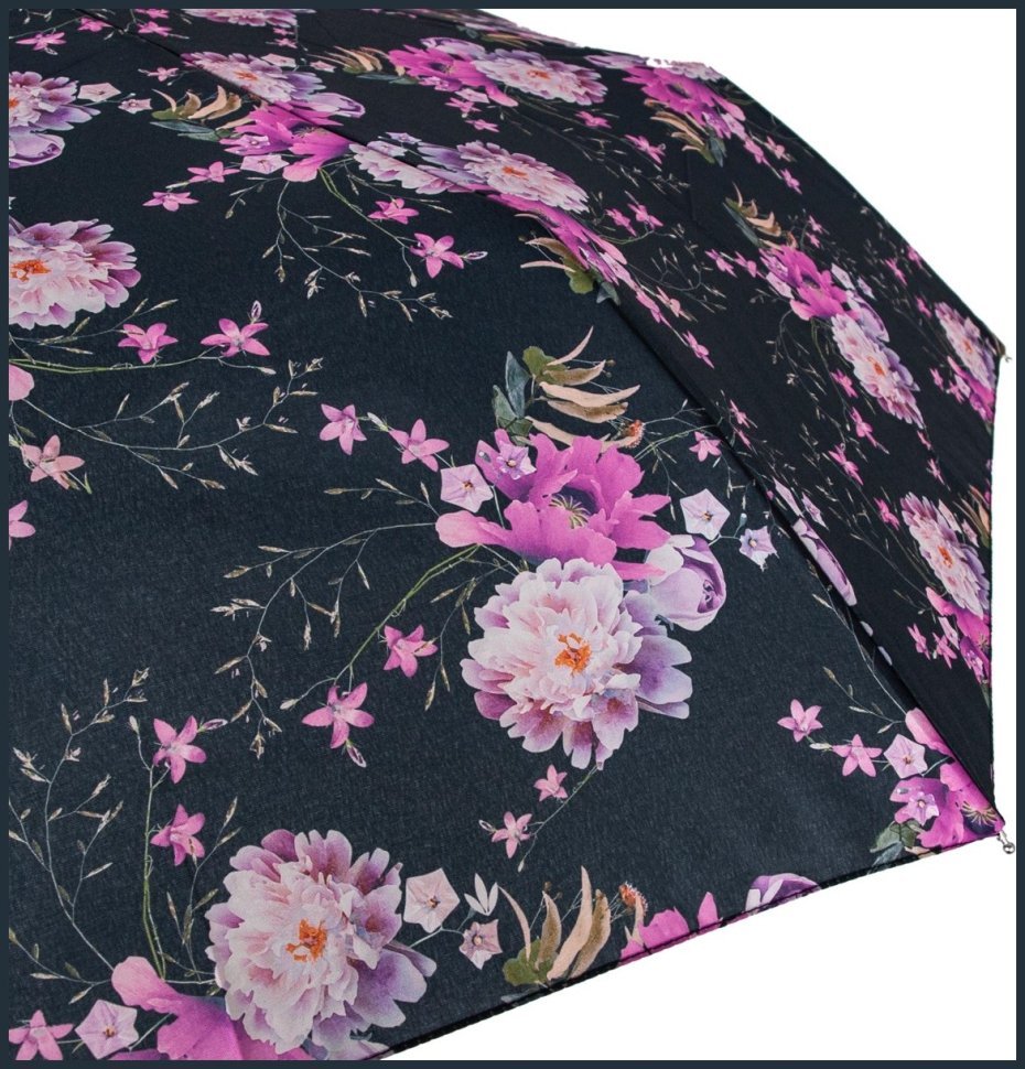 Женский складной зонт Fulton Minilite-2 Delicate Floral (Принт Нежные цветы) 94372 modnotak фото №12