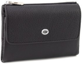 Женское кожаное портмоне ST Leather 94572 черное