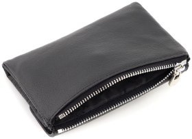 Шкіряне жіноче портмоне ST Leather 94572 чорне