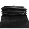 Просторий портфель чорного кольору з натуральної шкіри на клямці Desisan (319-011) - 4