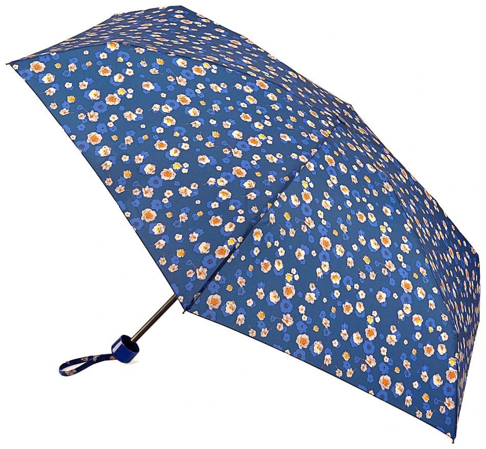 Зонт женский Fulton Soho-2 L859 Shadow Bloom (Механика, синий с цветочным принтом) 94872 modnotak фото №1