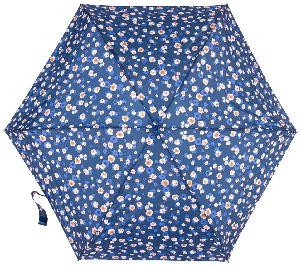 Зонт женский Fulton Soho-2 L859 Shadow Bloom (Механика, синий с цветочным принтом) 94872 modnotak фото №2