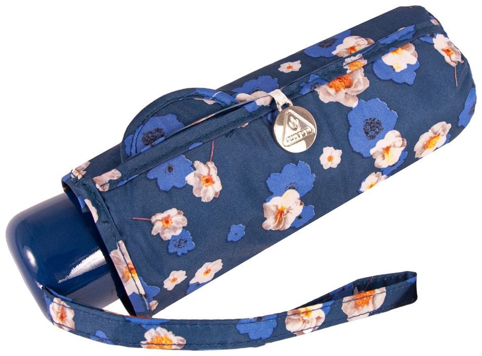 Зонт женский Fulton Soho-2 L859 Shadow Bloom (Механика, синий с цветочным принтом) 94872 modnotak фото №4