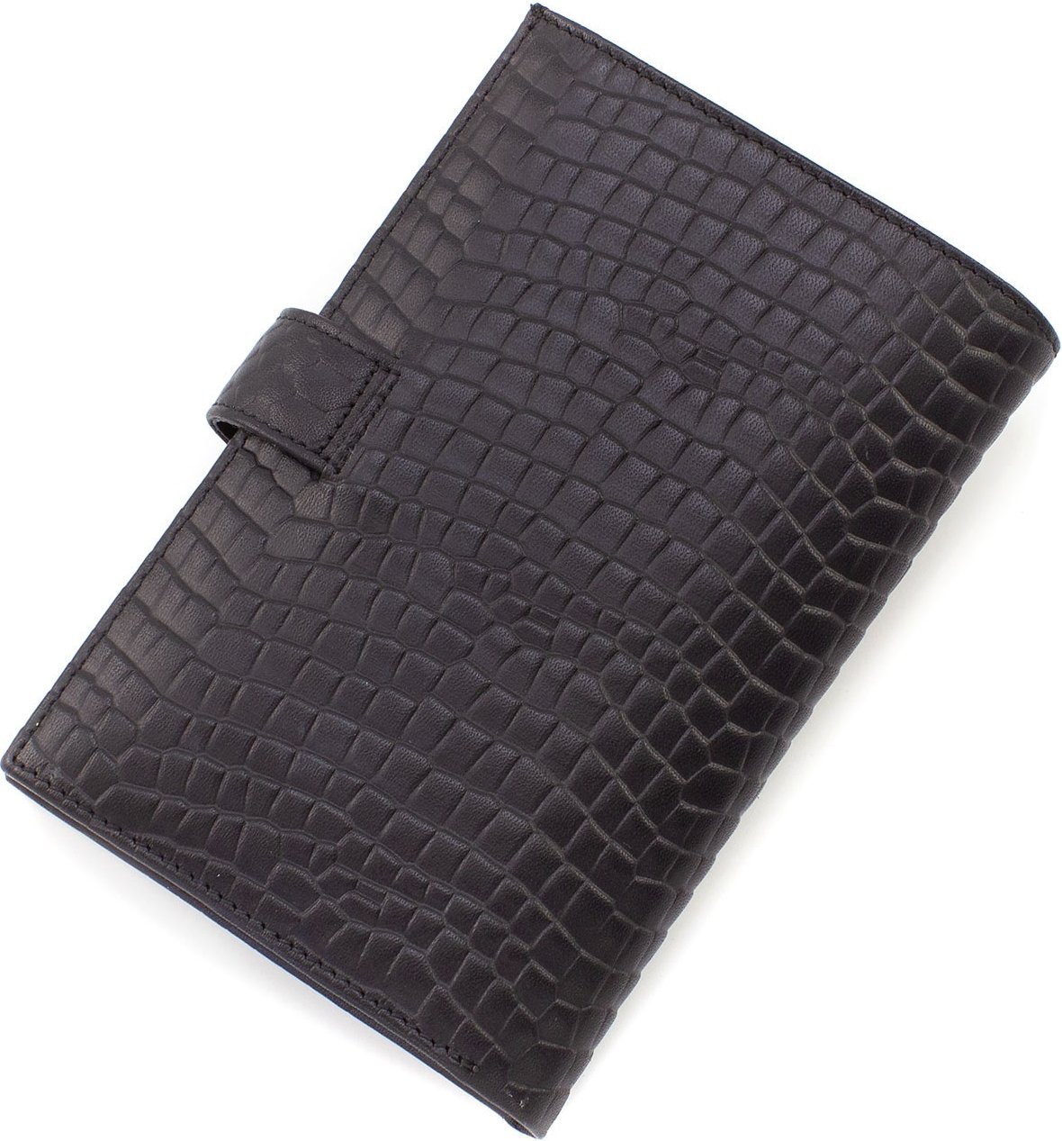 Вертикальный кожаный мужской бумажник с отделением для паспорта KARYA (21053)