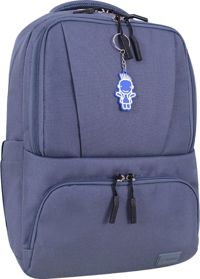 Серый мужской рюкзак под ноутбук из текстиля Bagland (55472)