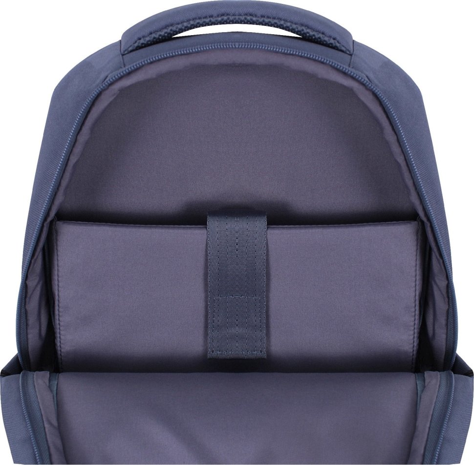 Сірий чоловічий рюкзак під ноутбук із текстилю Bagland (55472)