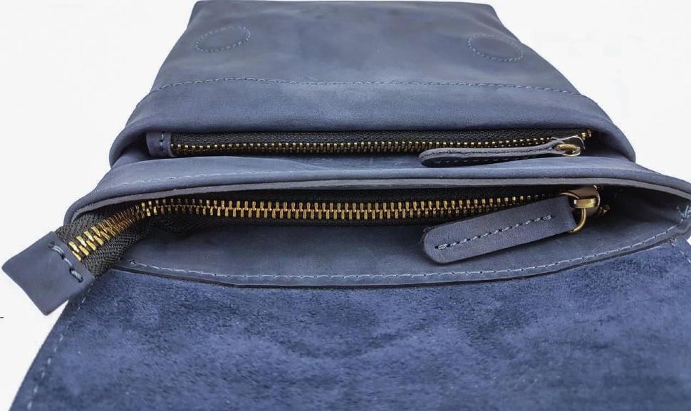 Небольшая сумка планшет из винтажной кожи с клапаном VATTO (11714)