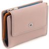 Розовый женский кошелек из натуральной кожи с монетницей ST Leather 1767272 - 1