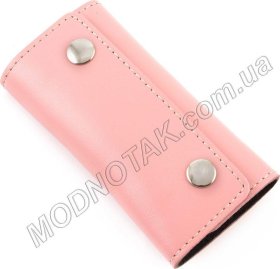 Женская кожаная ключница пудрового цвета ST Leather (16111)