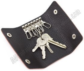 Женская кожаная ключница пудрового цвета ST Leather (16111)