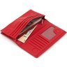 Вертикальный женский купюрник из натуральной кожи красного цвета ST Leather 1767472 - 7