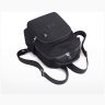 Жіночий рюкзак із міцного текстилю чорного кольору на змійці Confident 77572 - 5