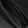Мужская кожаная сумка-планшет черного цвета с навесным клапаном Keizer (22068) - 6