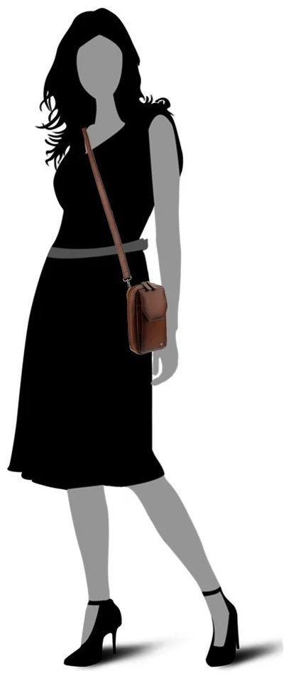 Повседневная сумка из натуральной гладкой кожи через плечо для смартфона Visconti AT45 Alex коричневого цвета 107972 фото №10 Повседневная сумка из натуральной гладкой кожи через плечо для смартфона Visconti AT45 Alex коричневого цвета 107972 modnotak фото №10