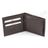 Шкіряний чоловічий гаманець без застібки KARYA (0458-9) - 2
