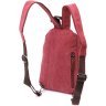 Бордова сумка-рюкзак середнього розміру з текстилю Vintagе 2422175 - 2