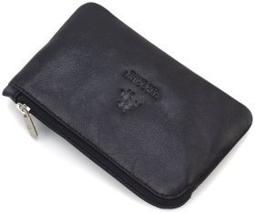 Черная ключница из гладкой кожи с молниевой застежкой Visconti 68972