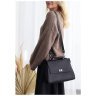 Женская сумка среднего размера из натуральной кожи черного цвета BlankNote Classic 78972 - 2