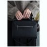 Женская сумка среднего размера из натуральной кожи черного цвета BlankNote Classic 78972 - 6