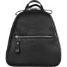 Черный женский мини-рюкзак из натуральной кожи хорошего качества Issa Hara (27102) - 1