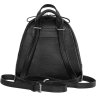 Черный женский мини-рюкзак из натуральной кожи хорошего качества Issa Hara (27102) - 2