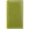 Зеленый женский кошелек из натуральной кожи с фиксацией на кнопку Visconti Bora 69272 - 1