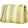 Жовта жіноча сумка через плече зі шкіри морської змії SEA SNAKE LEATHER (024-18554) - 2