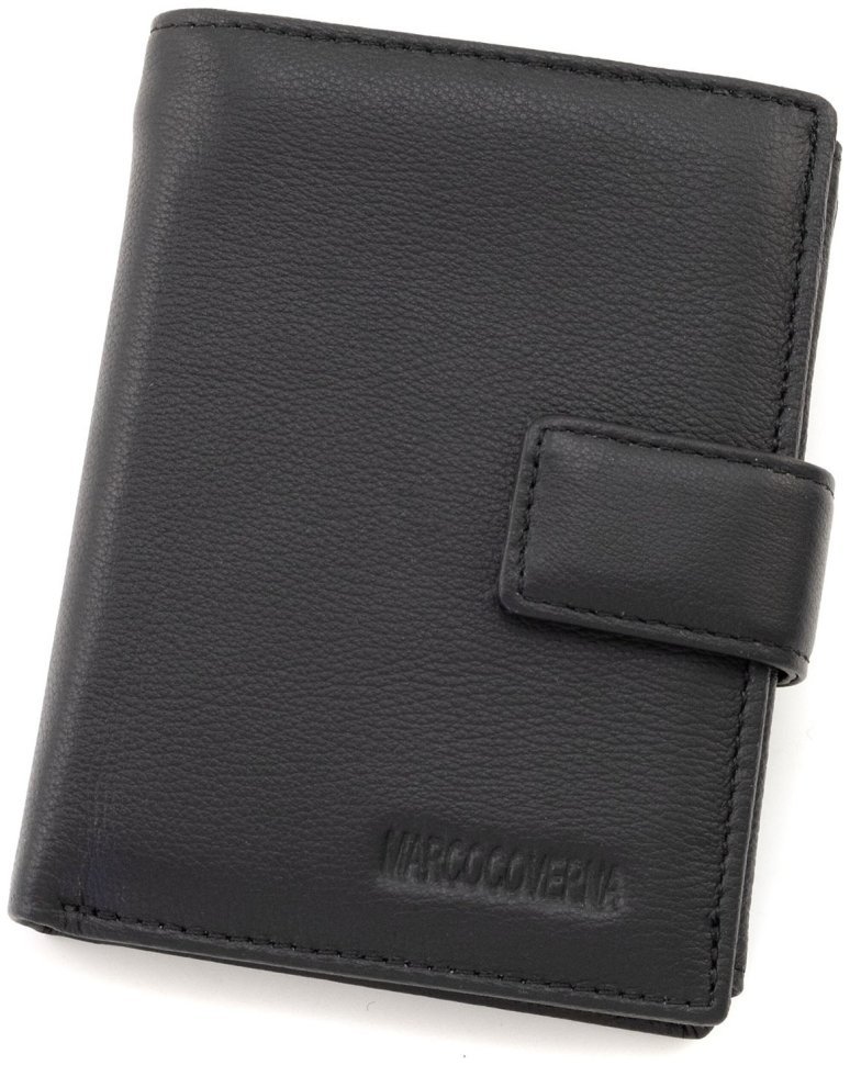 Вертикальное кожаное мужское портмоне с фиксацией на магнит Marco Coverna 90873 фото №1 Вертикальное кожаное мужское портмоне с фиксацией на магнит Marco Coverna 90873 modnotak фото №1