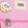Яркий школьный портфель для девочки из текстиля Bagland 111373 розового цвета с принтом сладостей modnotak фото - 6