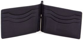 Темно-синий мужской зажим из матовой кожи ST Leather (16823) 