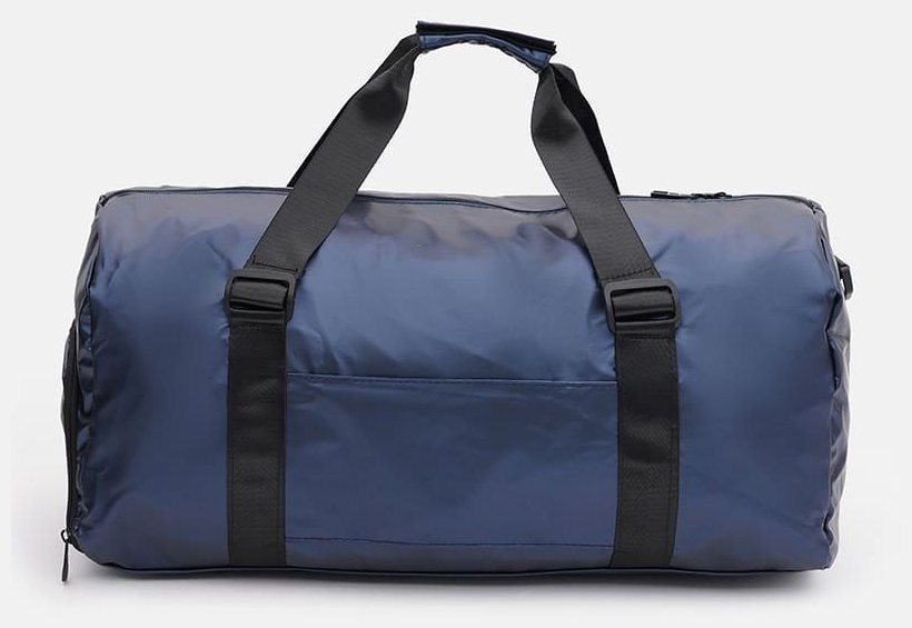 Жіноча спортивна сумка із міцного текстилю синього кольору Monsen 71773