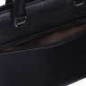 Функциональная большая мужская сумка под ноутбук из натуральной кожи черного цвета Keizer (15642) - 8
